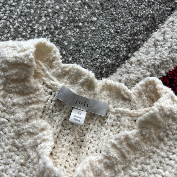Joie Loose Knit Asymmetrical Pullover Sweater - Picture 2 of 4